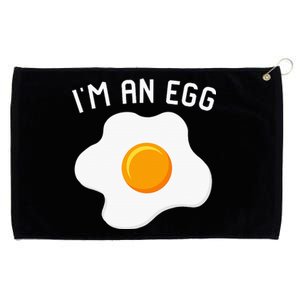 IM An Egg Costume Funny Halloween Present Fried Egg Grommeted Golf Towel