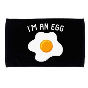 IM An Egg Costume Funny Halloween Present Fried Egg Microfiber Hand Towel