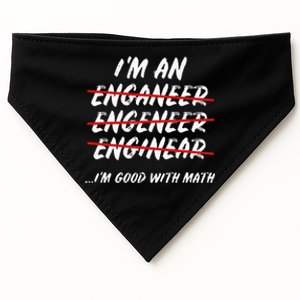 Im An Engineer Science Good With Math USA-Made Doggie Bandana