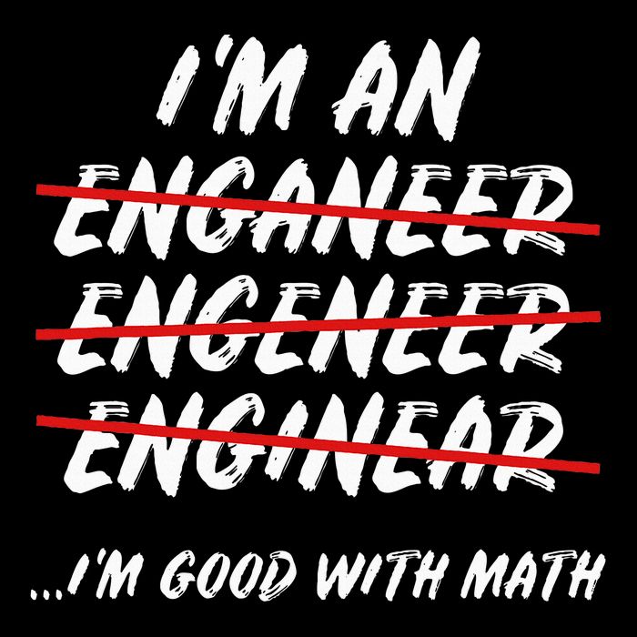 Im An Engineer Science Good With Math Flat Bill Trucker Hat
