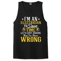 I'm An Electrician To Save Time Electrical Wiring Mechanic PosiCharge Competitor Tank