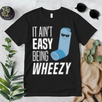 It AinT Easy Being Wheezy Funny Asthma Inhaler Joke Premium T-Shirt