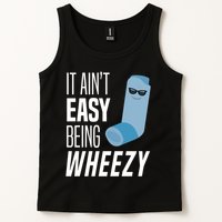 It AinT Easy Being Wheezy Funny Asthma Inhaler Joke Tank Top