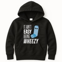 It AinT Easy Being Wheezy Funny Asthma Inhaler Joke Kids Hoodie