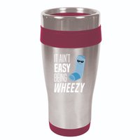 It AinT Easy Being Wheezy Funny Asthma Inhaler Joke 16oz Travel Tumbler