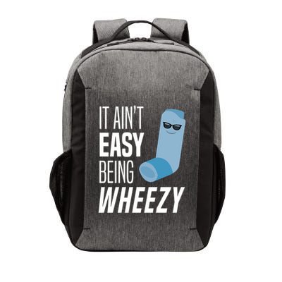 It AinT Easy Being Wheezy Funny Asthma Inhaler Joke Vector Backpack