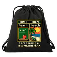 I Am Earning A Summer Break Drawstring Bag