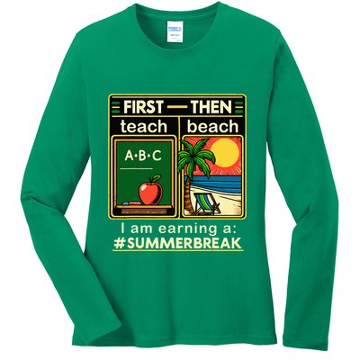 I Am Earning A Summer Break Ladies Long Sleeve Shirt