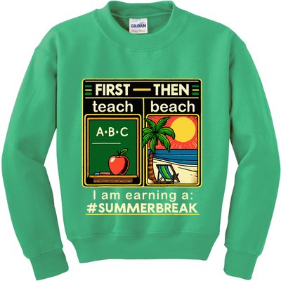 I Am Earning A Summer Break Kids Sweatshirt