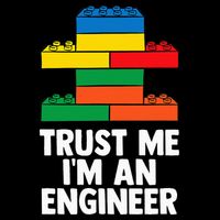 I´m An Engineer  Building Blocks Brick  Mousepad