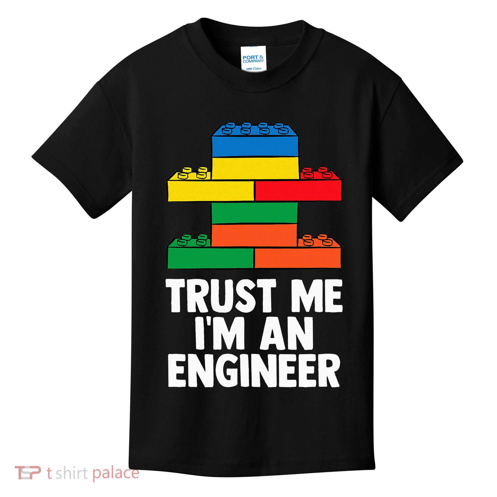 I´m An Engineer  Building Blocks Brick  Kids T-Shirt