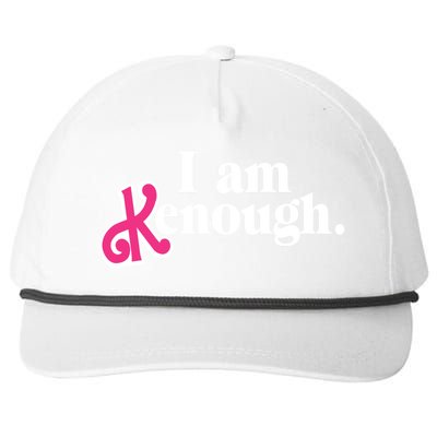 I Am Kenough Funny I Am Kenough Snapback Five-Panel Rope Hat