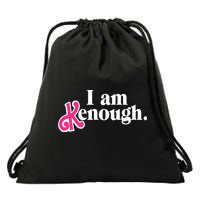 I Am Kenough Funny I Am Kenough Drawstring Bag