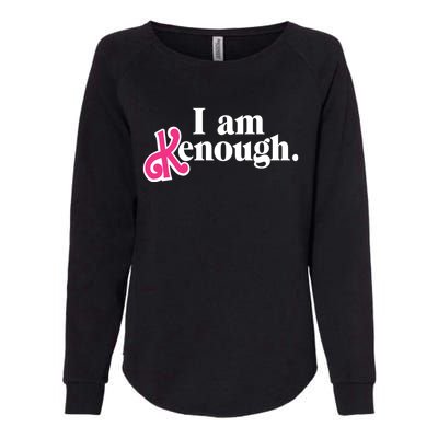 I Am Kenough Funny I Am Kenough Womens California Wash Sweatshirt