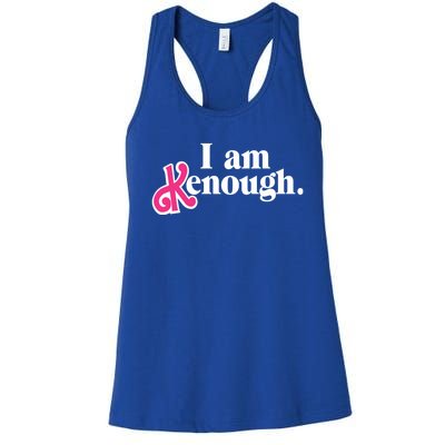 I Am Kenough Funny I Am Kenough Women's Racerback Tank