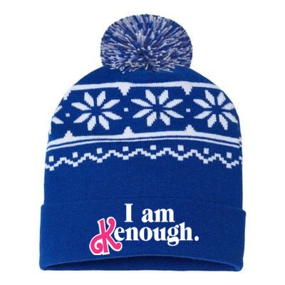 I Am Kenough Funny I Am Kenough USA-Made Snowflake Beanie