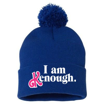 I Am Kenough Funny I Am Kenough Pom Pom 12in Knit Beanie