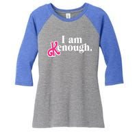 I Am Kenough Funny I Am Kenough Women's Tri-Blend 3/4-Sleeve Raglan Shirt