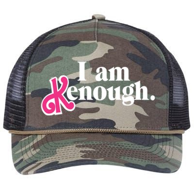 I Am Kenough Funny I Am Kenough Retro Rope Trucker Hat Cap