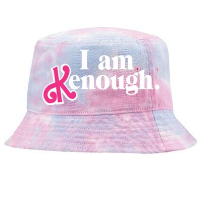 I Am Kenough Funny I Am Kenough Tie-Dyed Bucket Hat