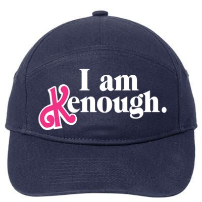 I Am Kenough Funny I Am Kenough 7-Panel Snapback Hat