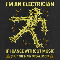 IM An Electrician If I Dance Without Music Funny Skeleton .Png 15oz Campfire Ceramic Mug