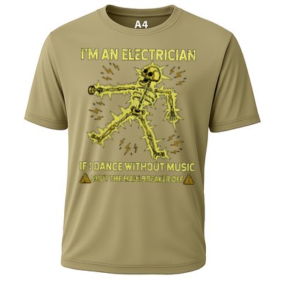 IM An Electrician If I Dance Without Music Funny Skeleton .Png Performance Shirt