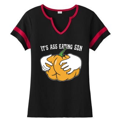 It’S Ass Eating Szn Ladies Halftime Notch Neck Tee