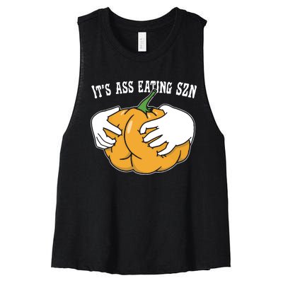 It’S Ass Eating Szn Women's Racerback Cropped Tank