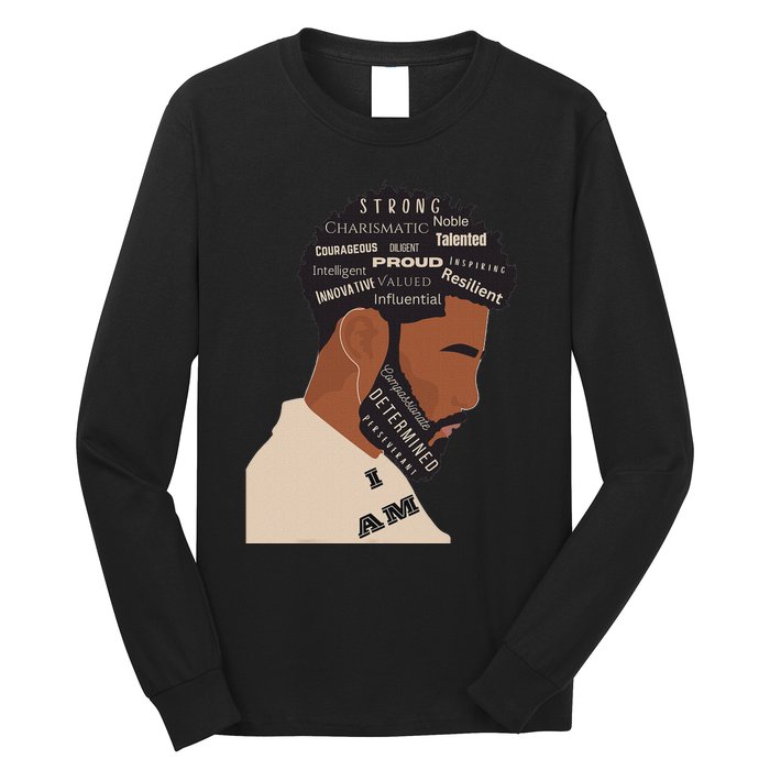 I Am Empowering Black Man Long Sleeve Shirt