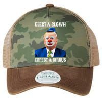 Impeach Antitrump Elect A Clown Expect A Circus Legacy Tie Dye Trucker Hat