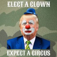 Impeach Antitrump Elect A Clown Expect A Circus Legacy Tie Dye Trucker Hat