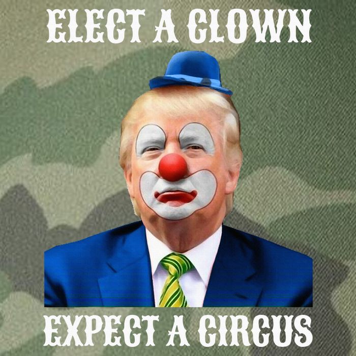 Impeach Antitrump Elect A Clown Expect A Circus Legacy Tie Dye Trucker Hat