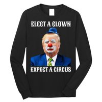 Impeach Antitrump Elect A Clown Expect A Circus Long Sleeve Shirt