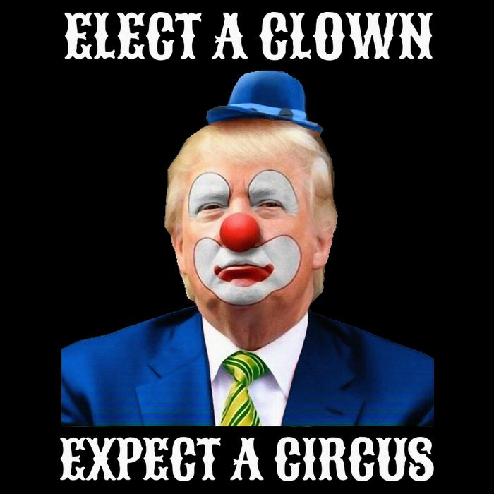 Impeach Antitrump Elect A Clown Expect A Circus Bucket Hat