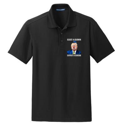 Impeach Antitrump Elect A Clown Expect A Circus Dry Zone Grid Polo