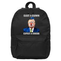 Impeach Antitrump Elect A Clown Expect A Circus 16 in Basic Backpack