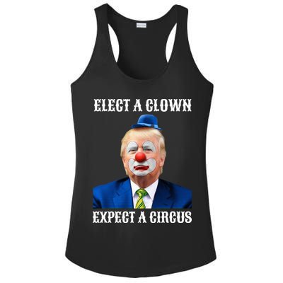 Impeach Antitrump Elect A Clown Expect A Circus Ladies PosiCharge Competitor Racerback Tank