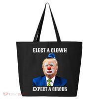 Impeach Antitrump Elect A Clown Expect A Circus 25L Jumbo Tote