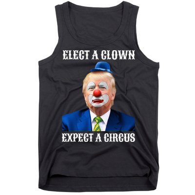 Impeach Antitrump Elect A Clown Expect A Circus Tank Top