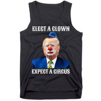 Impeach Antitrump Elect A Clown Expect A Circus Tank Top