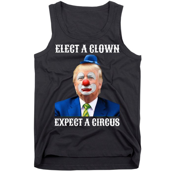 Impeach Antitrump Elect A Clown Expect A Circus Tank Top