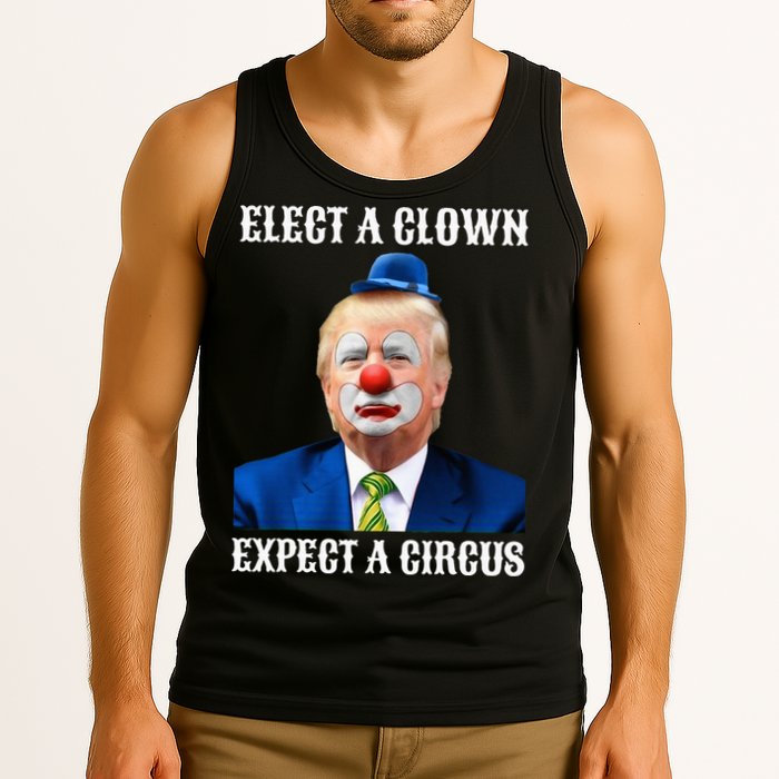 Impeach Antitrump Elect A Clown Expect A Circus Tank Top