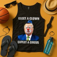 Impeach Antitrump Elect A Clown Expect A Circus Tank Top