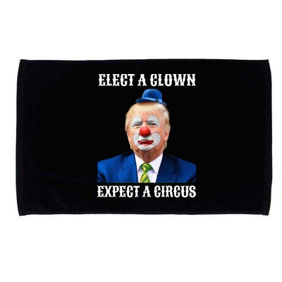 Impeach Antitrump Elect A Clown Expect A Circus Microfiber Hand Towel