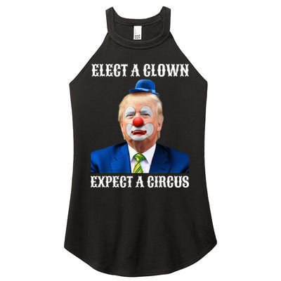Impeach Antitrump Elect A Clown Expect A Circus Women's Perfect Tri Rocker Tank