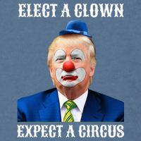 Impeach Antitrump Elect A Clown Expect A Circus Garment-Dyed Sweatshirt