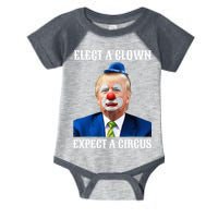 Impeach Antitrump Elect A Clown Expect A Circus Infant Baby Jersey Bodysuit