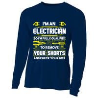 Im An Electrician Cooling Performance Long Sleeve Crew