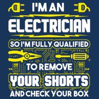 Im An Electrician Cooling Performance Long Sleeve Crew